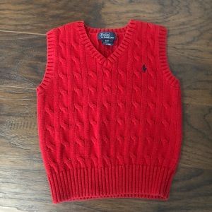 Ralph Lauren Cable Knit Sweater Vest